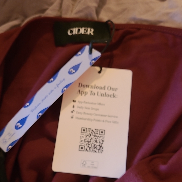 Cider Burgundy Long Sleeve Dress - Picture 5 of 5